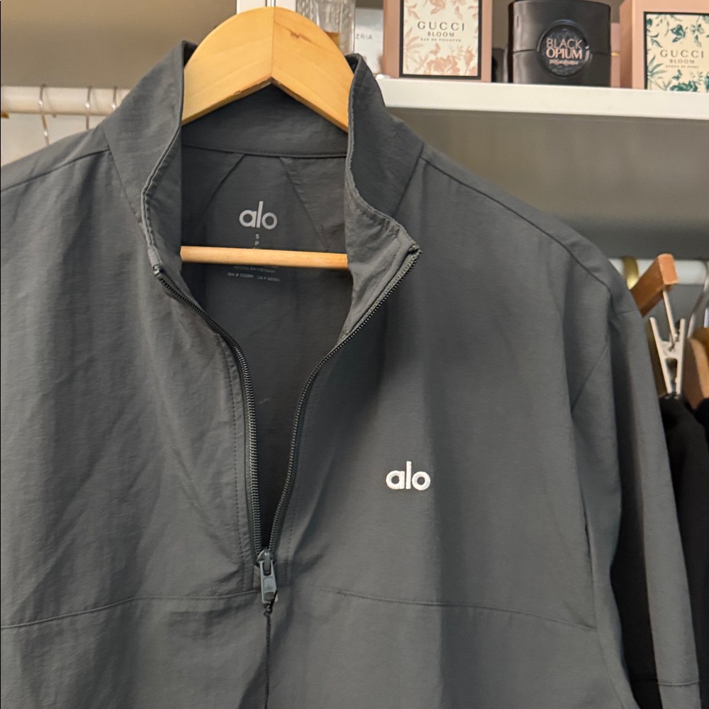 Light Weight Takeaway Track Pullover limited color charcoal green (sold out - Picture 10 of 11